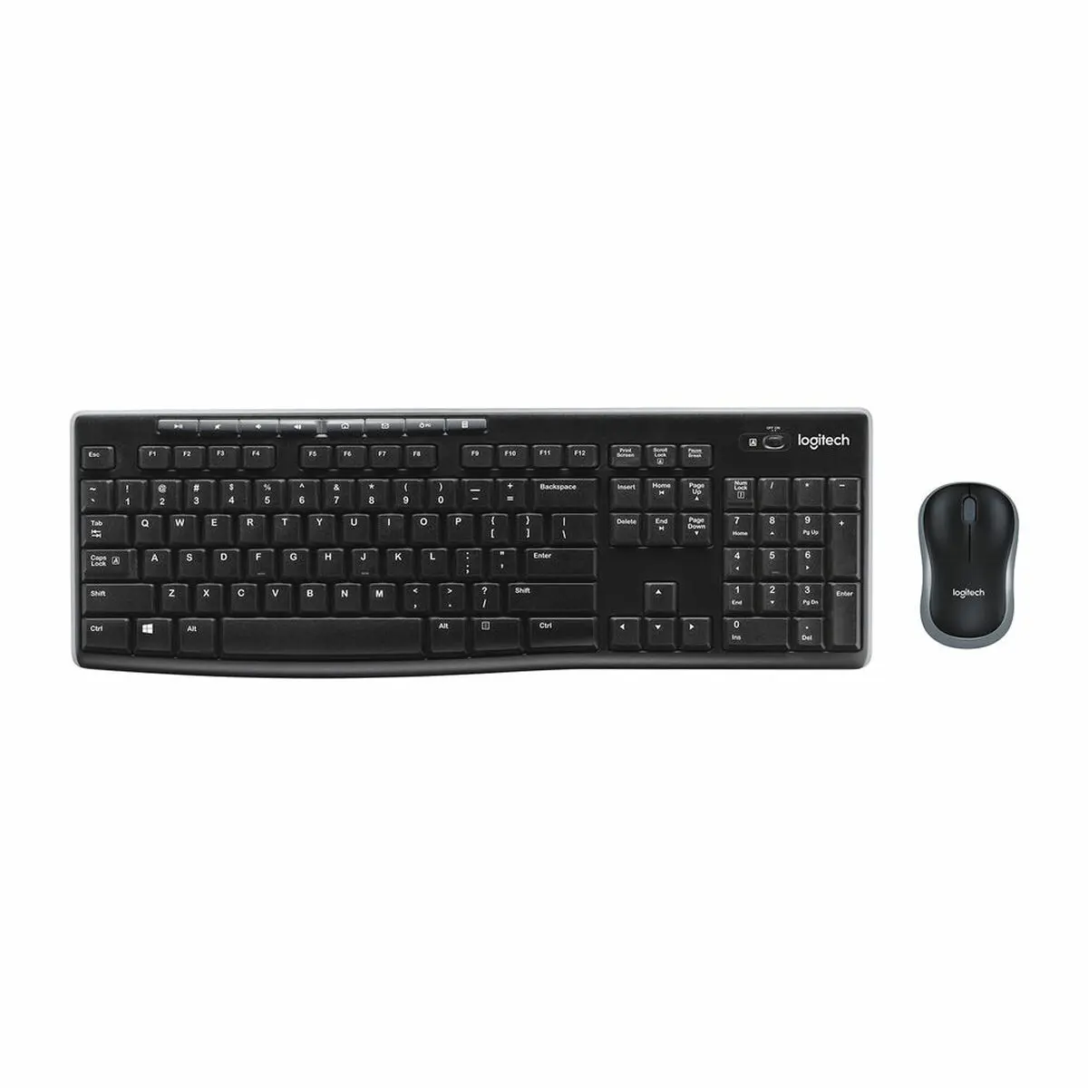 Tastiera e Mouse Logitech MK270 QWERTZ Nero Tedesco