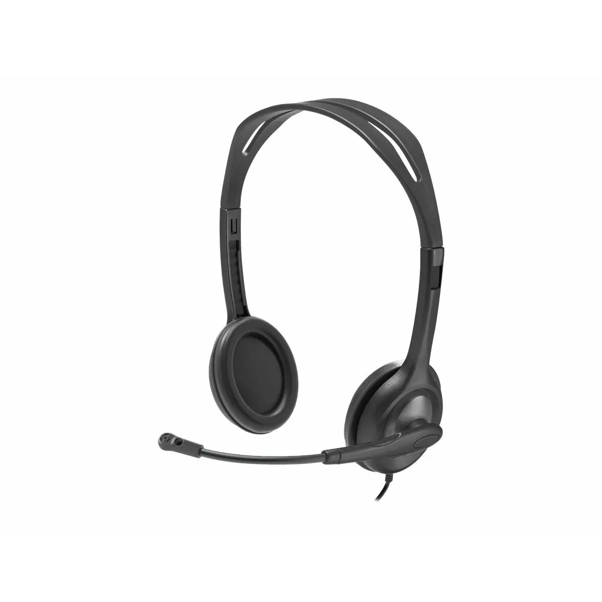 Auricolari con Microfono Logitech H111 Nero