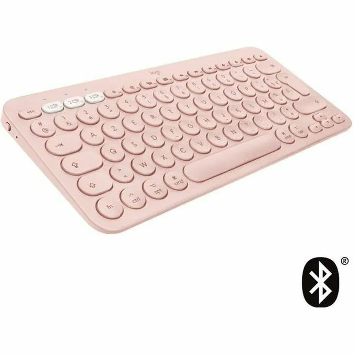 Tastiera Logitech K380 Francese Rosa AZERTY