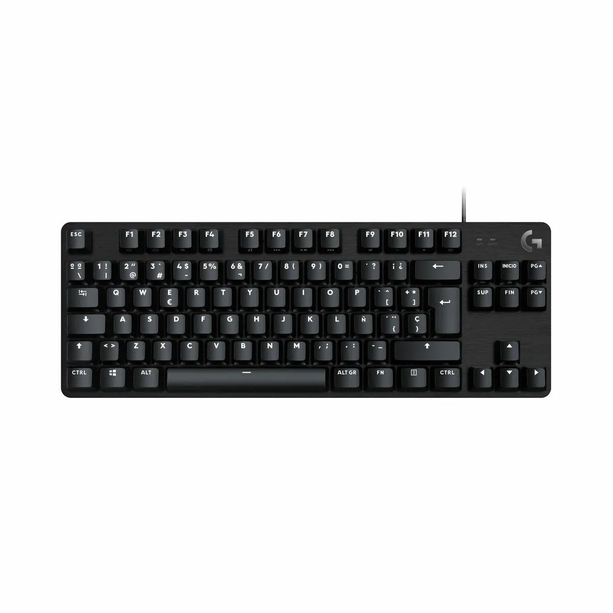 Tastiera per Giochi Logitech G413 TKL SE Qwerty in Spagnolo Nero