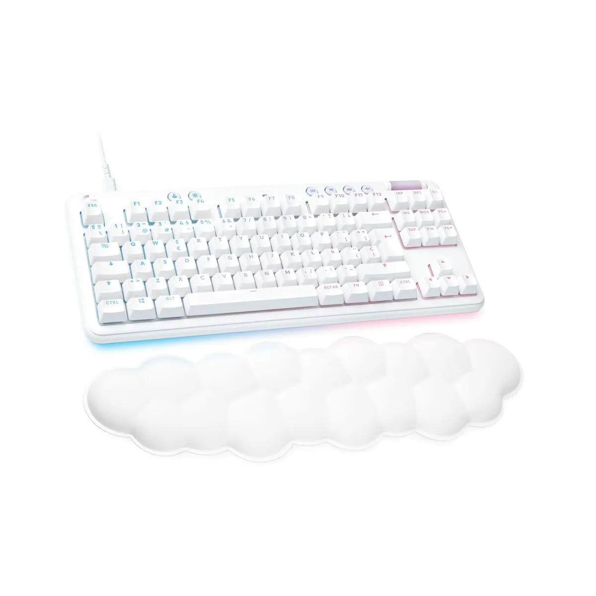 Tastiera Logitech G713 Bianco Qwerty in Spagnolo