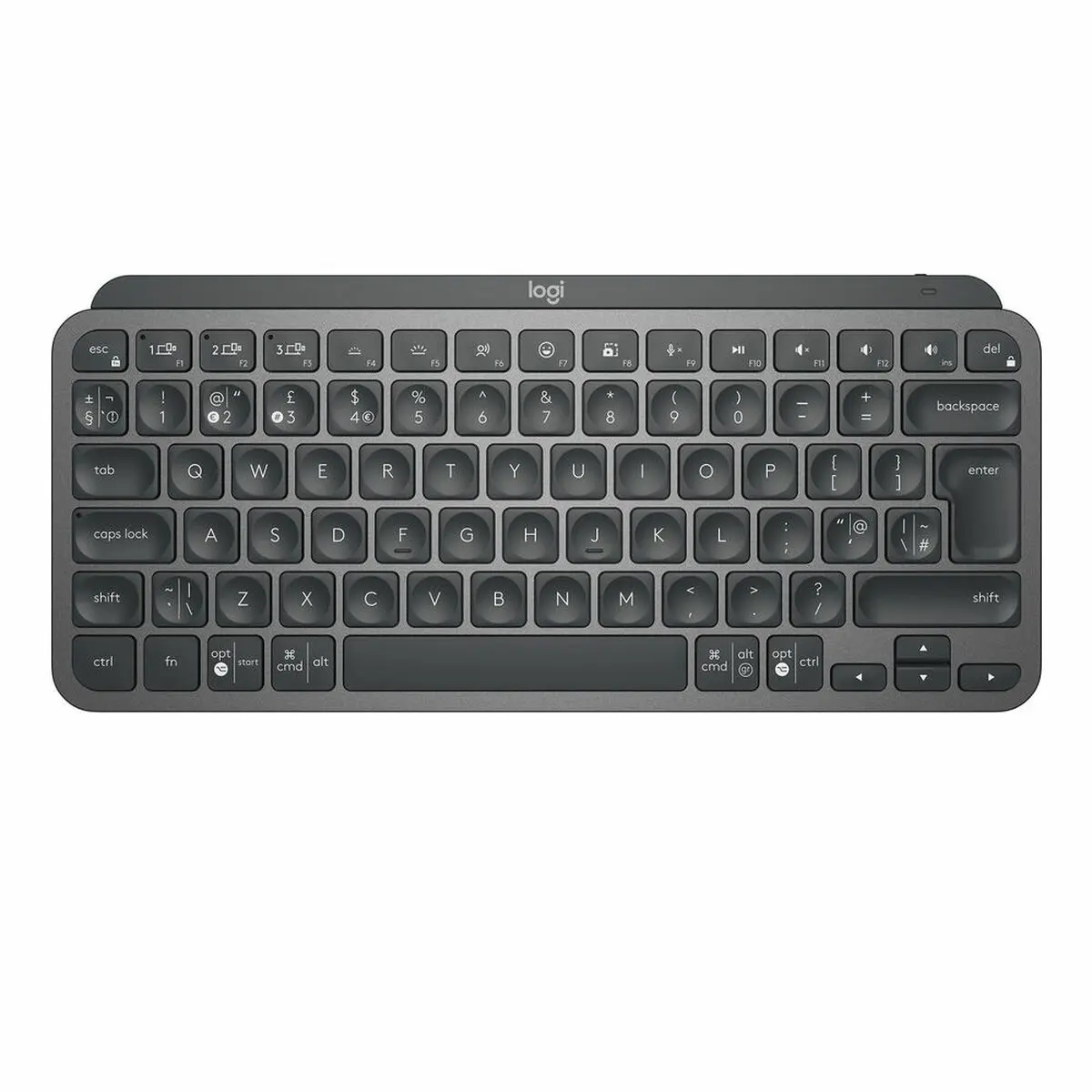 Tastiera Logitech 920-010498 Bluetooth Nero Inglese EEUU Grigio Grafite QWERTY