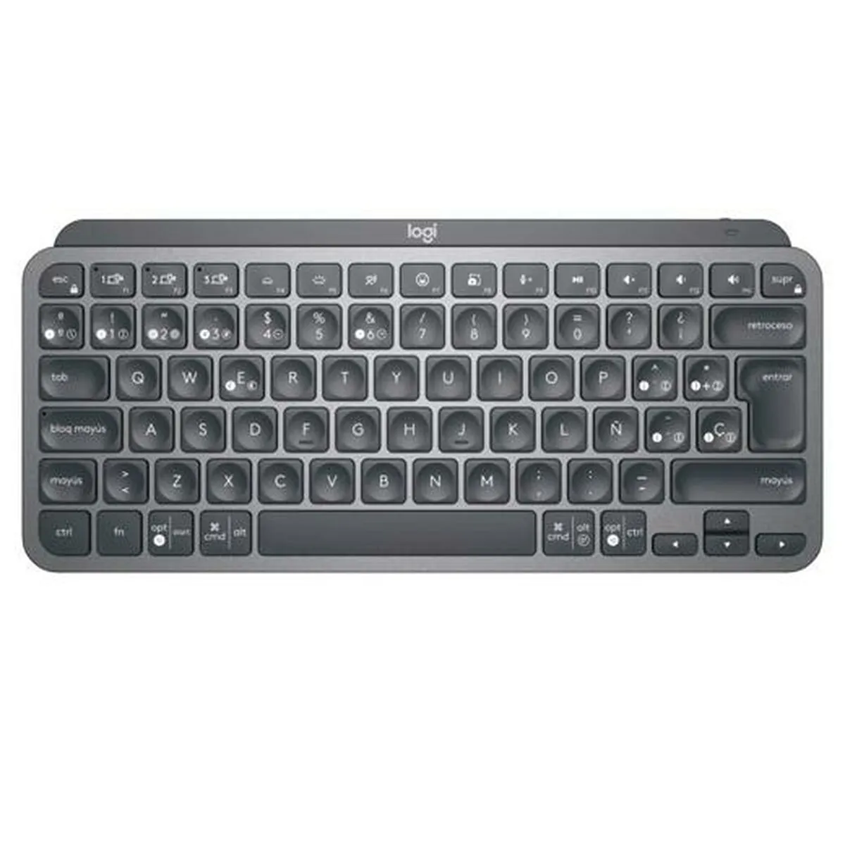 Tastiera Wireless Logitech Qwerty in Spagnolo Grigio