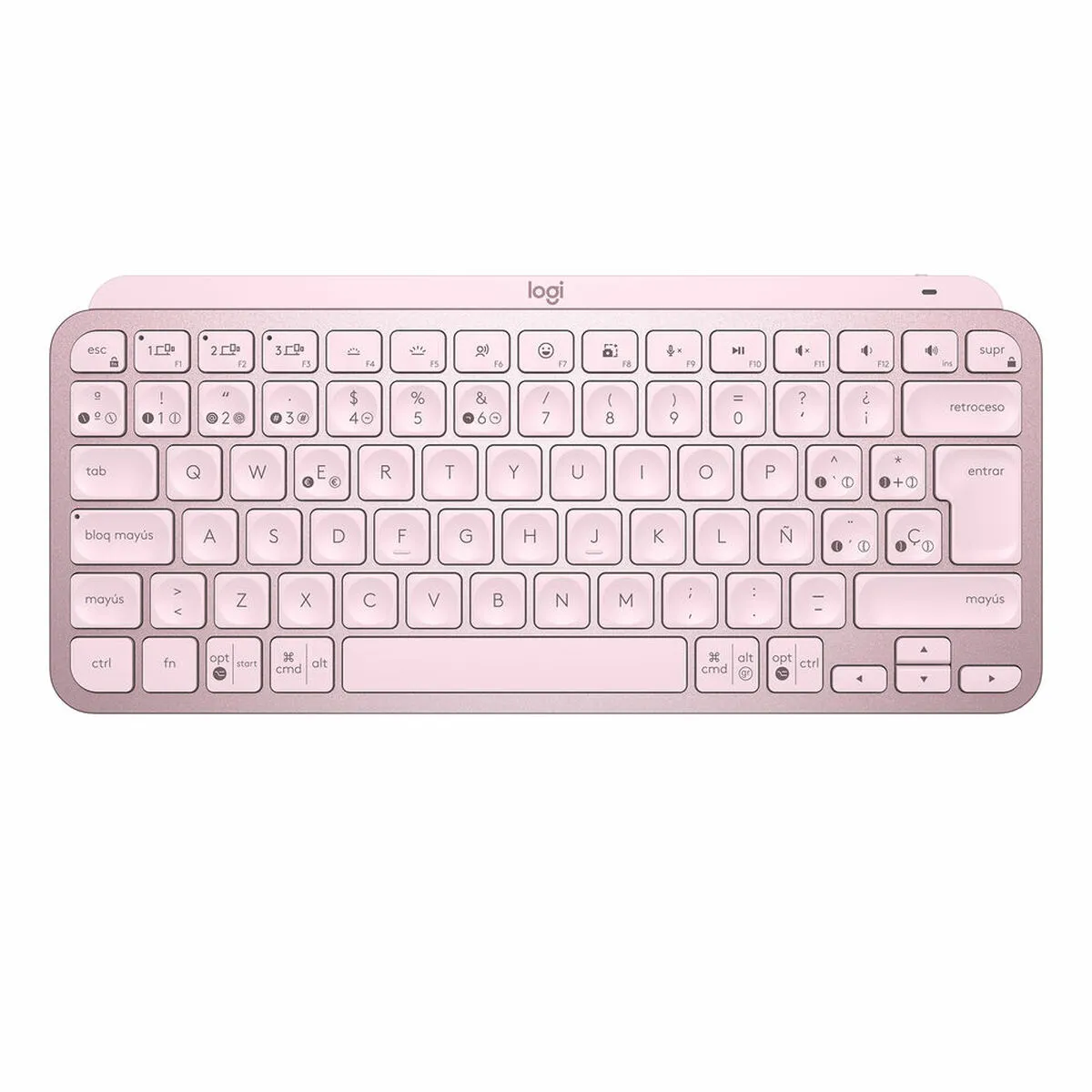 Tastiera Logitech 920-010813 Rosa Spagnolo Qwerty in Spagnolo QWERTY