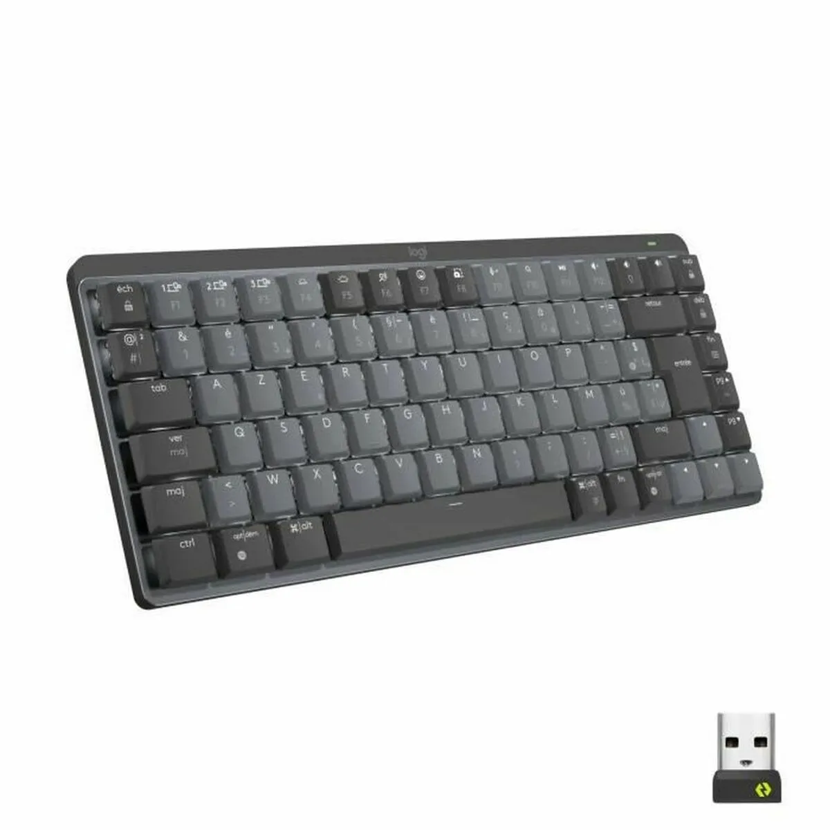 Tastiera Logitech MX Mini Francese Grigio scuro AZERTY AZERTY