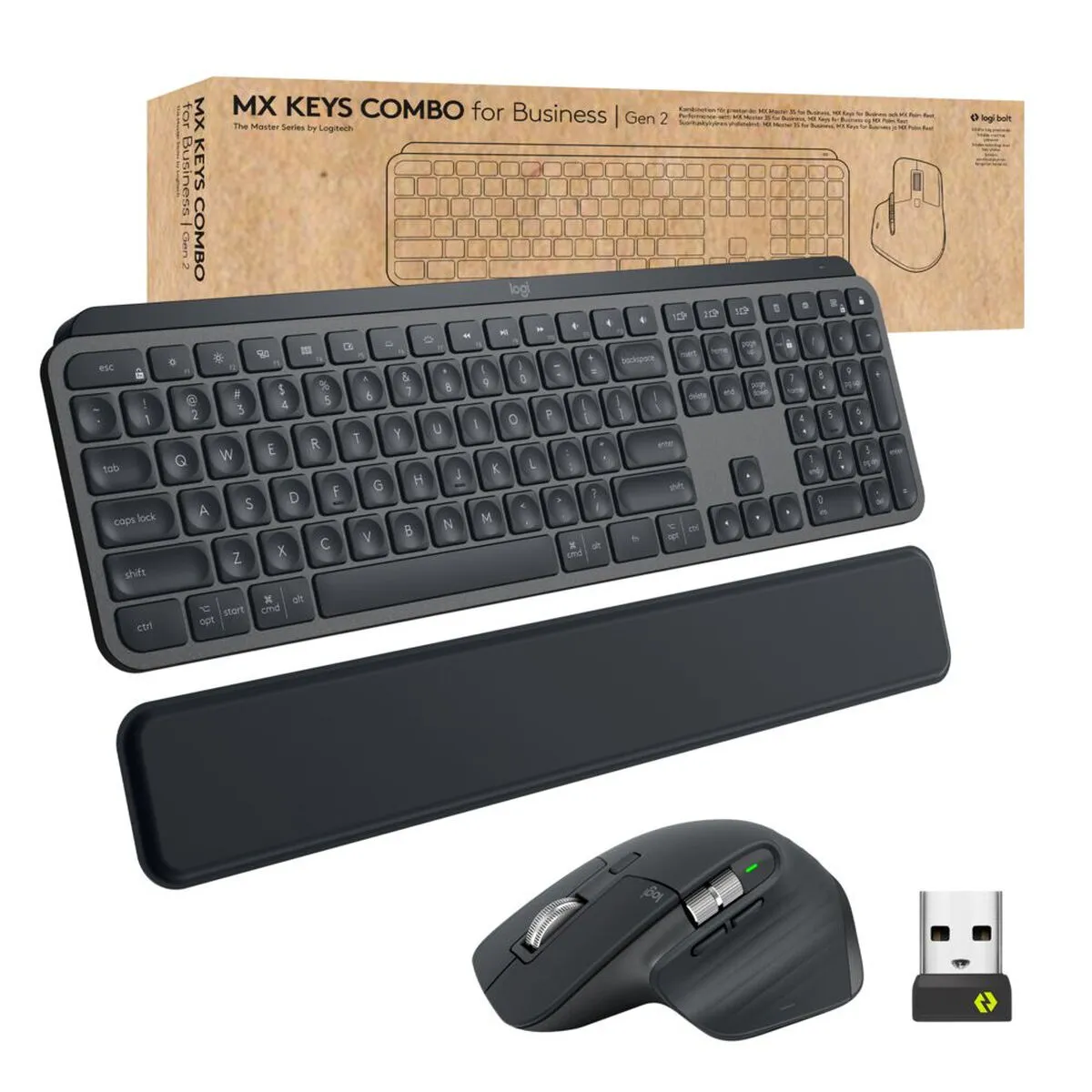 Tastiera e Mouse Wireless Logitech 920-010930 Qwerty in Spagnolo