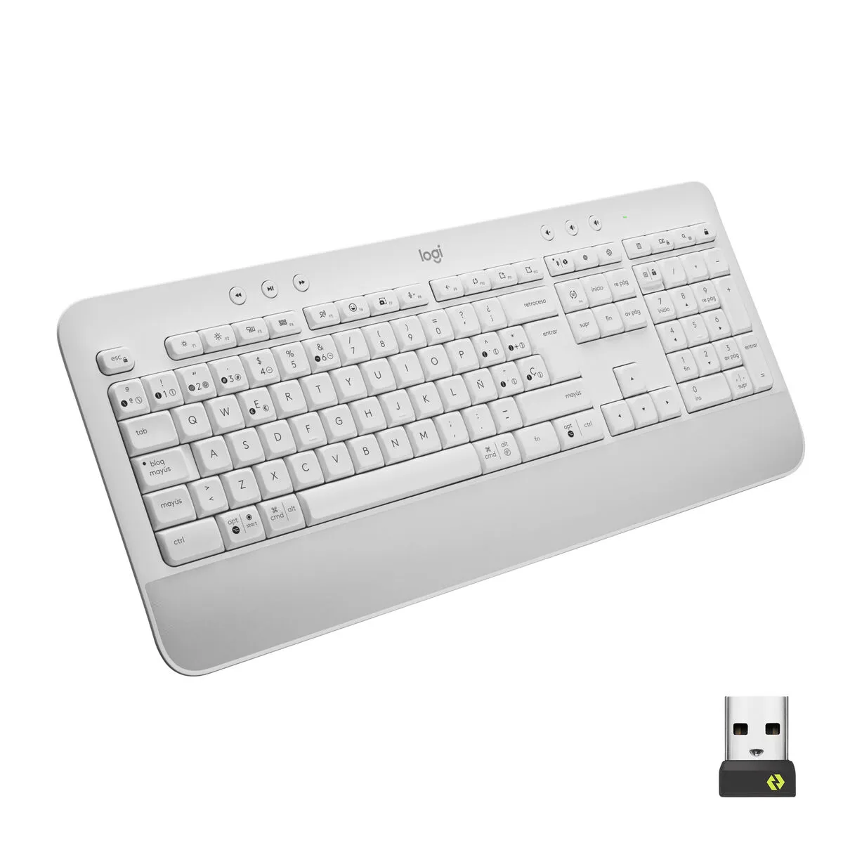 Tastiera Logitech Signature K650 Bianco Qwerty in Spagnolo