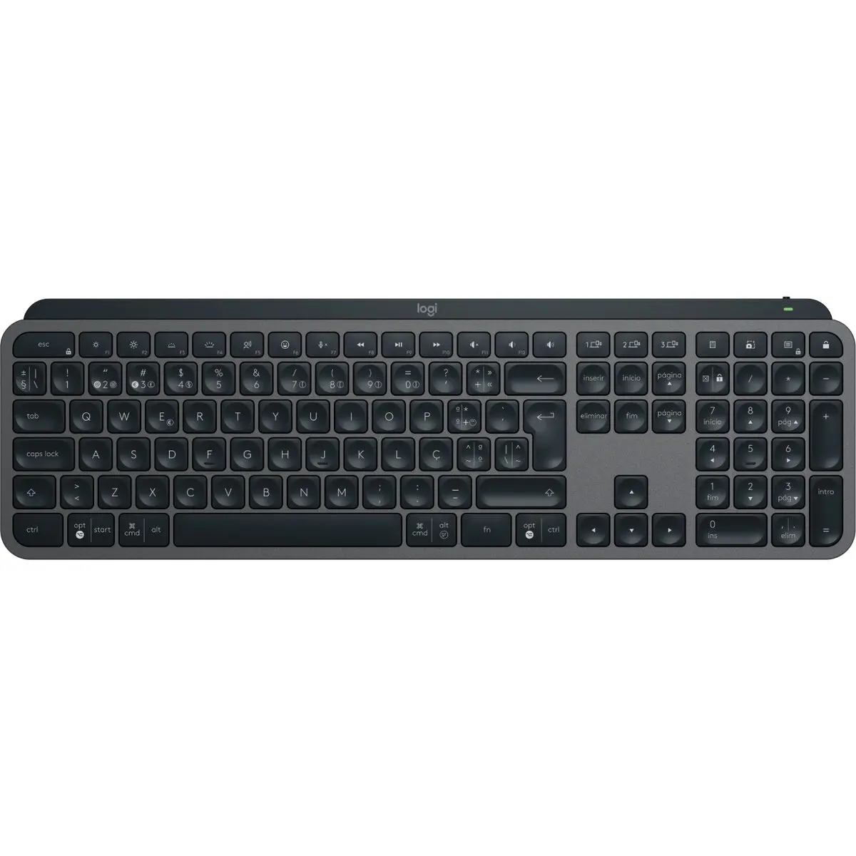 Tastiera Wireless Logitech 920-011579 Qwerty portoghese Grafite