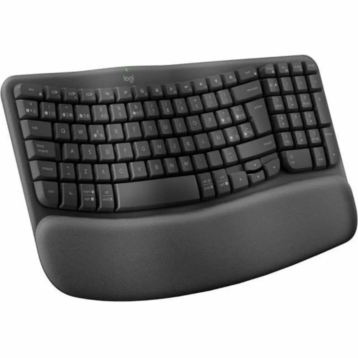 Tastiera Logitech Grigio Qwerty in Spagnolo QWERTY