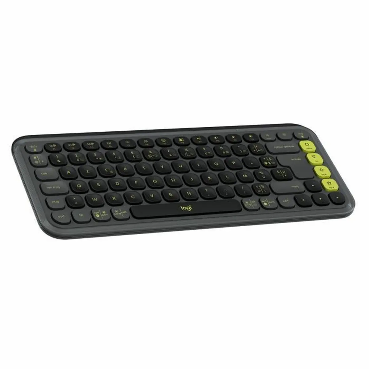 Tastiera Wireless Logitech Pop Icon Keys Grigio scuro AZERTY