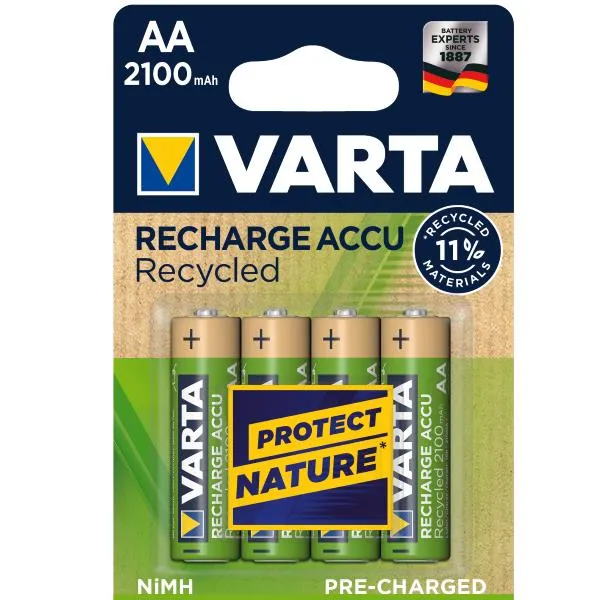 CF4RICARICABILI RECYCLED AA 2100MAH