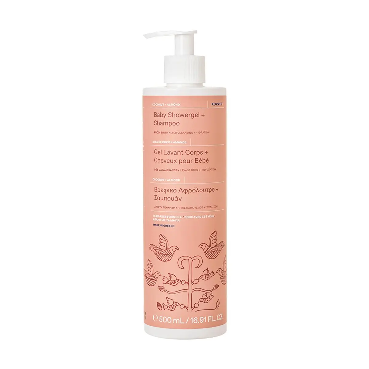 Shampoo per Bambini Korres 500 ml Mandorla Cocco