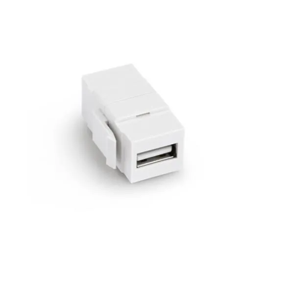 ACCOPPIATORE USB KEYSTONE BIANCO