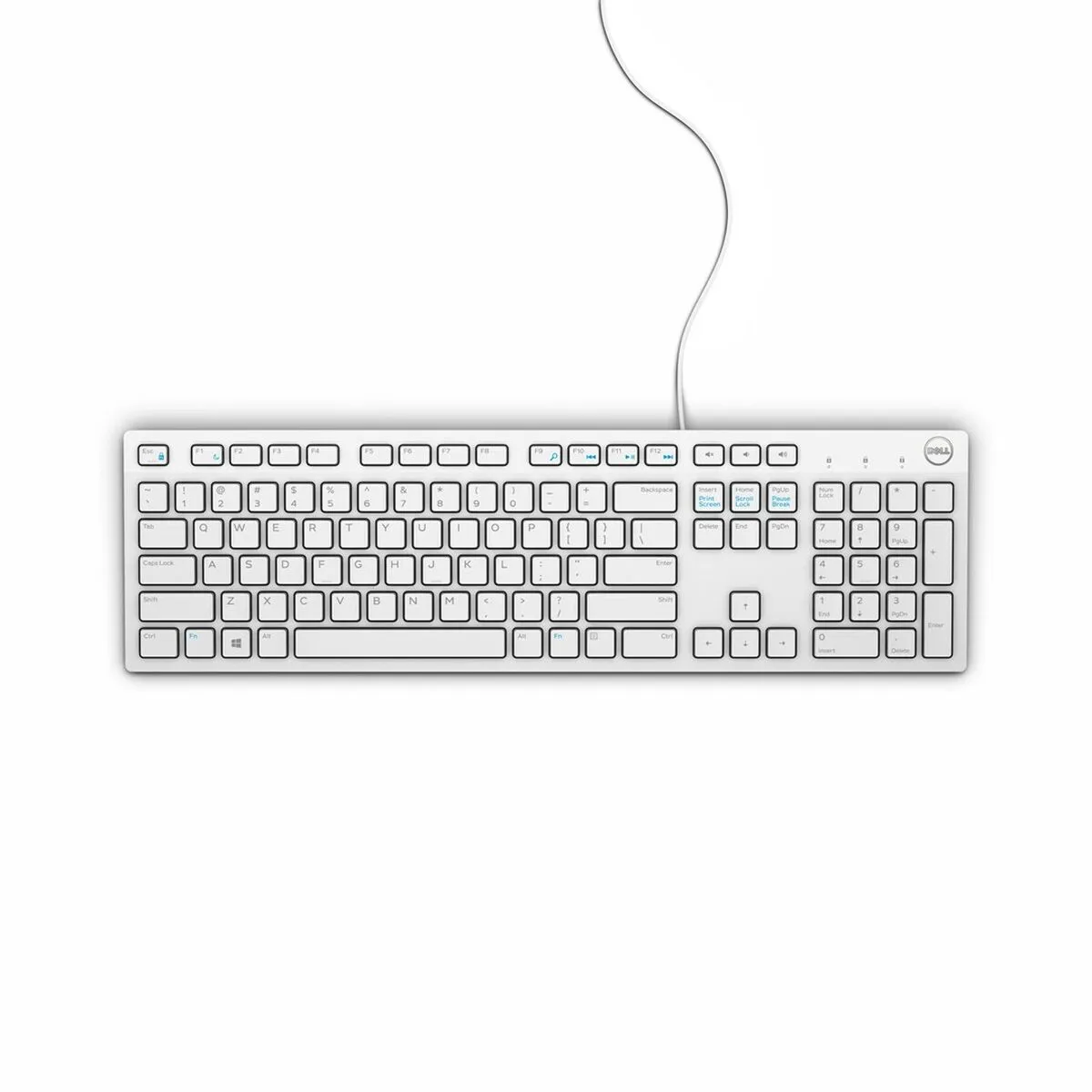 Tastiera Dell KB216 Bianco QWERTY