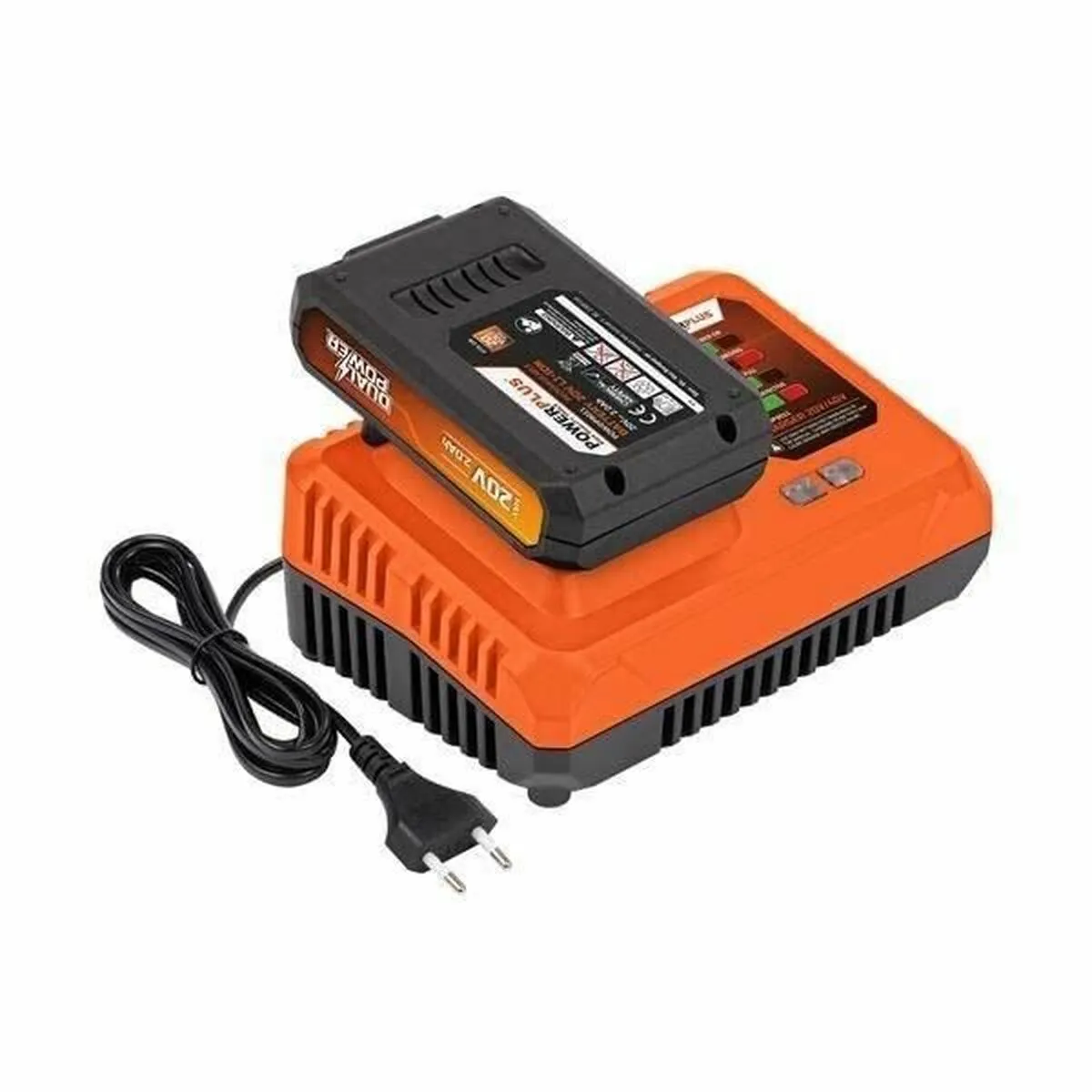 Set di caricabatterie e batterie ricaricabili Powerplus POWDP9062 2 Ah 20 V