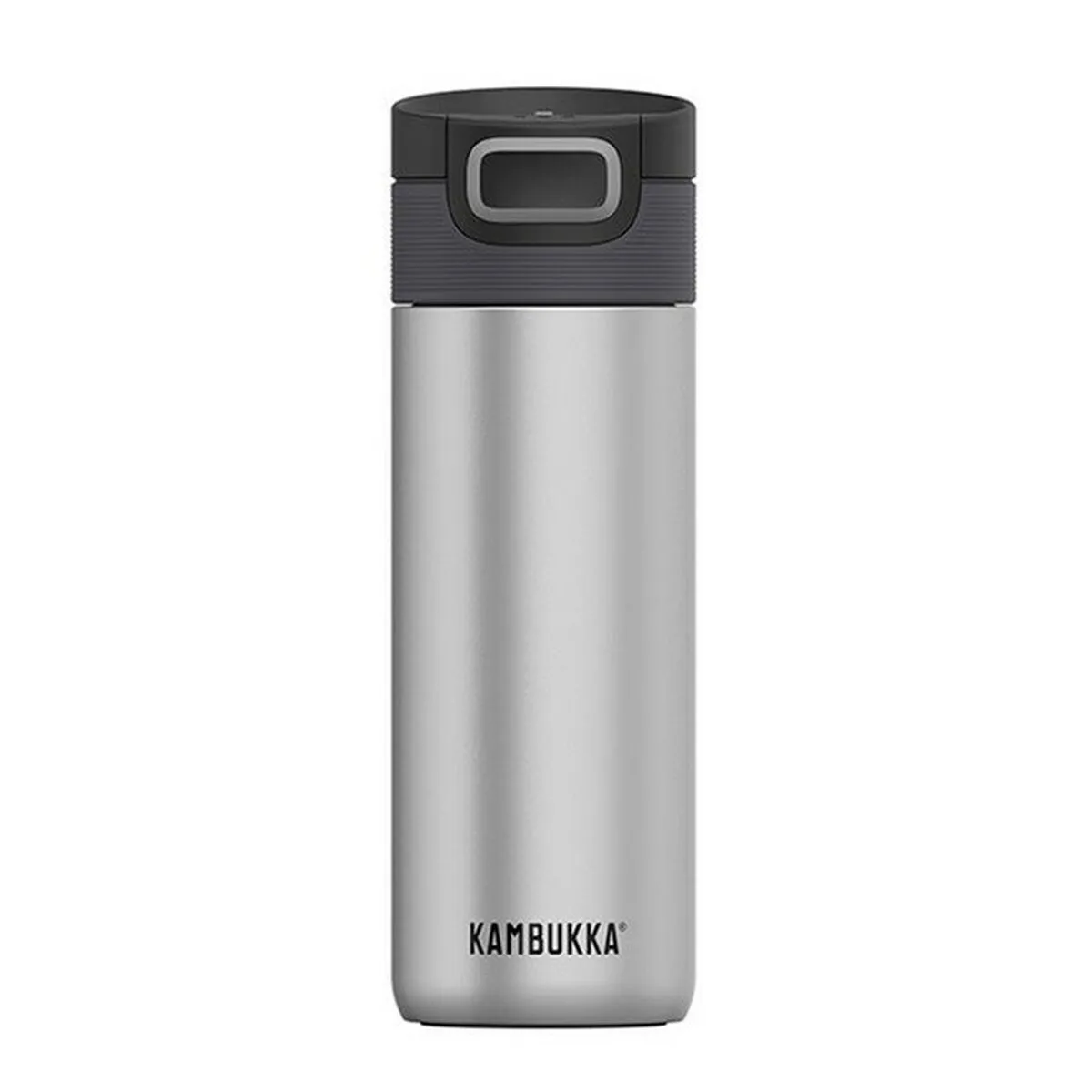 Thermos Kambukka Etna Nero Argentato Nero/Grigio Silicone Acciaio inossidabile 500 ml