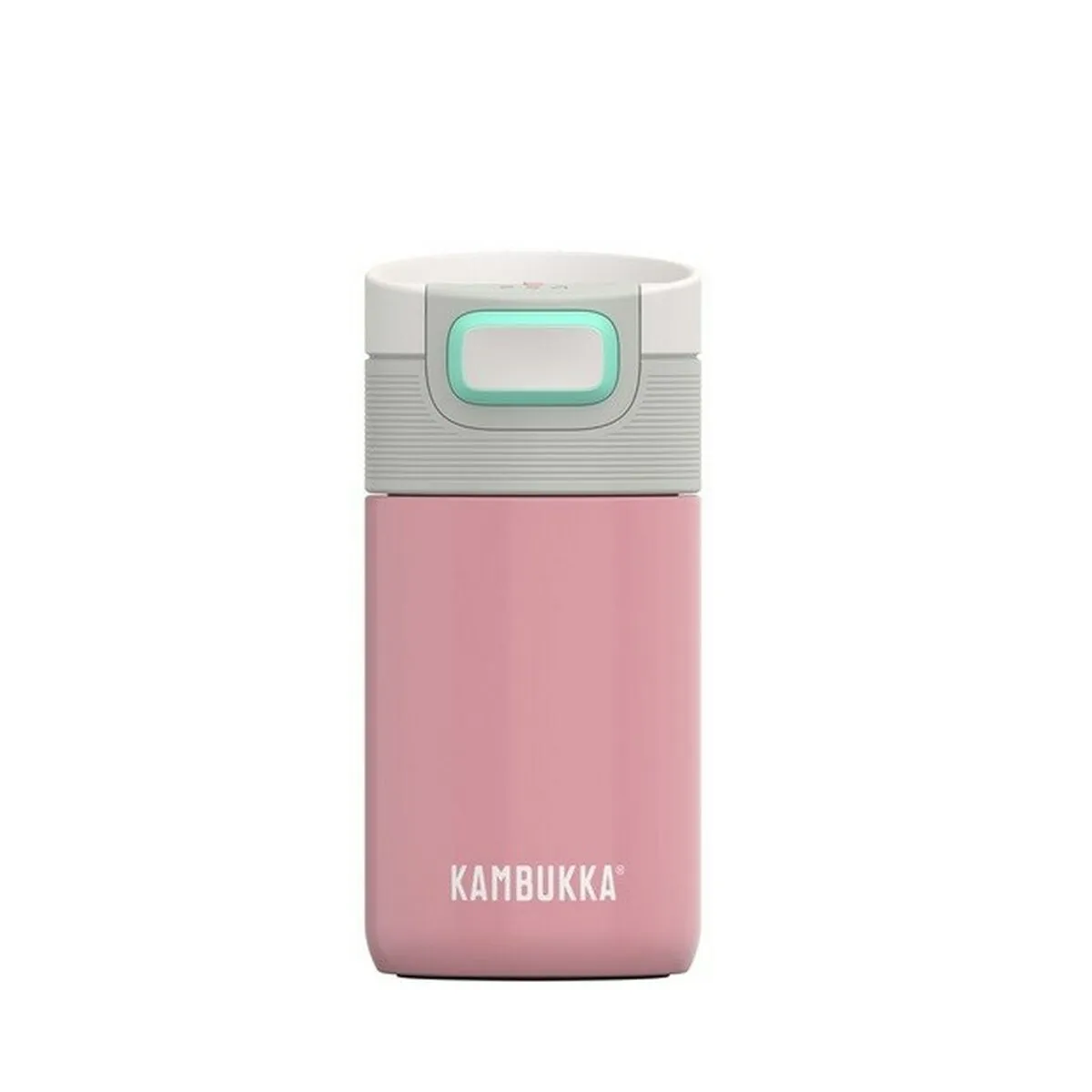 Thermos Kambukka Etna Bianco Rosa Silicone Acciaio inossidabile 300 ml