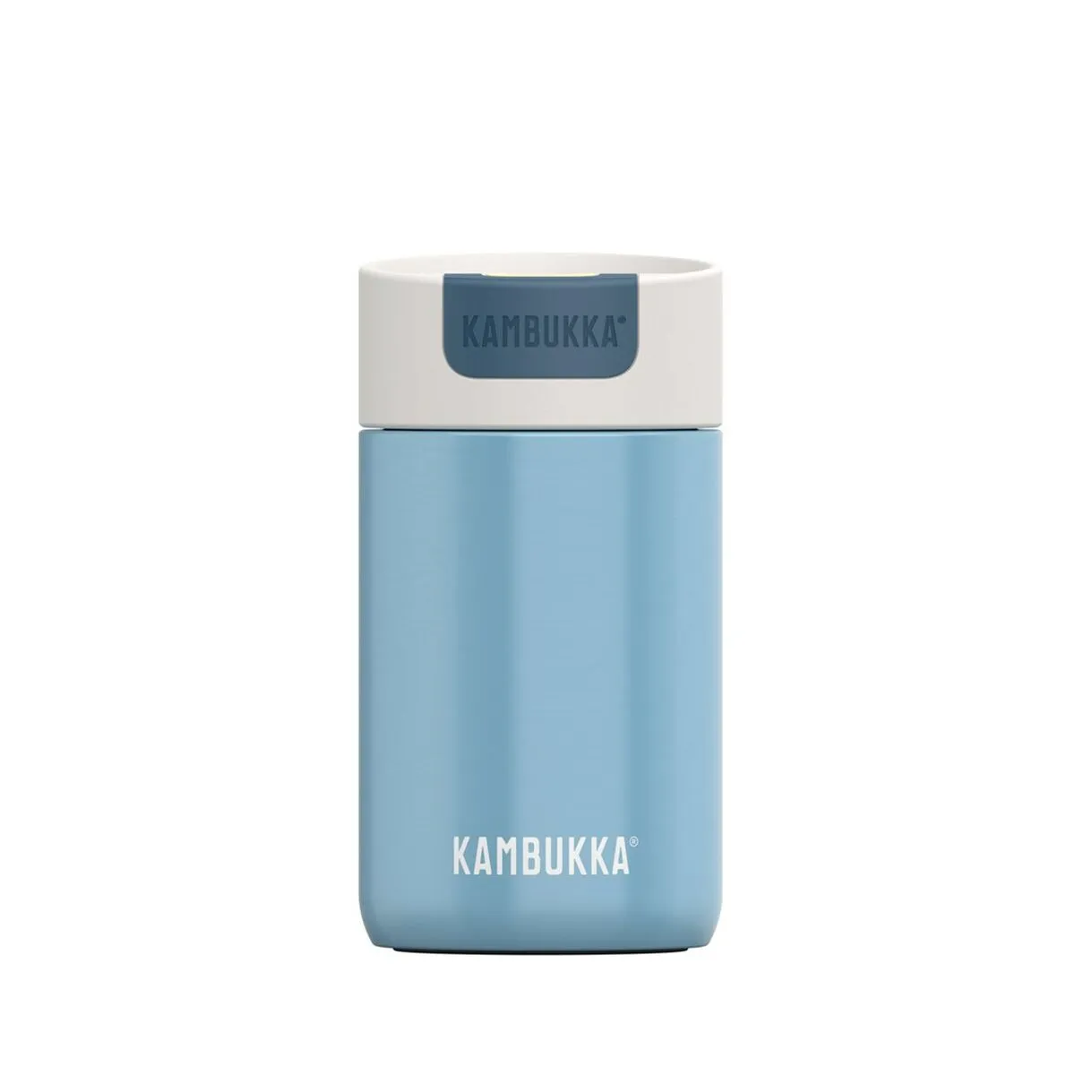 Tazza Thermos con Coperchio Kambukka Olympus Azzurro Acciaio inossidabile 300 ml