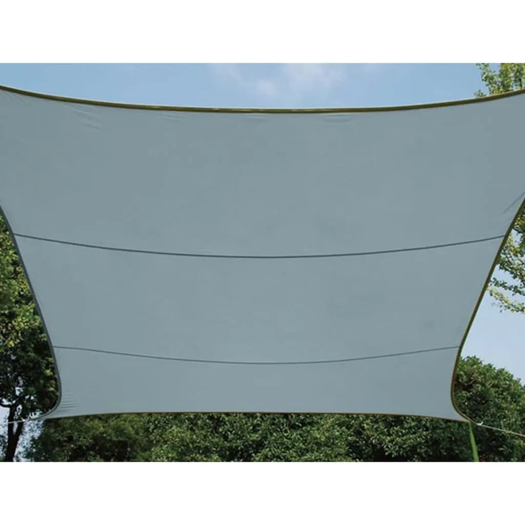 Perel Vela Parasole Quadrata 3,6 m Grigio Ardesia Chiaro