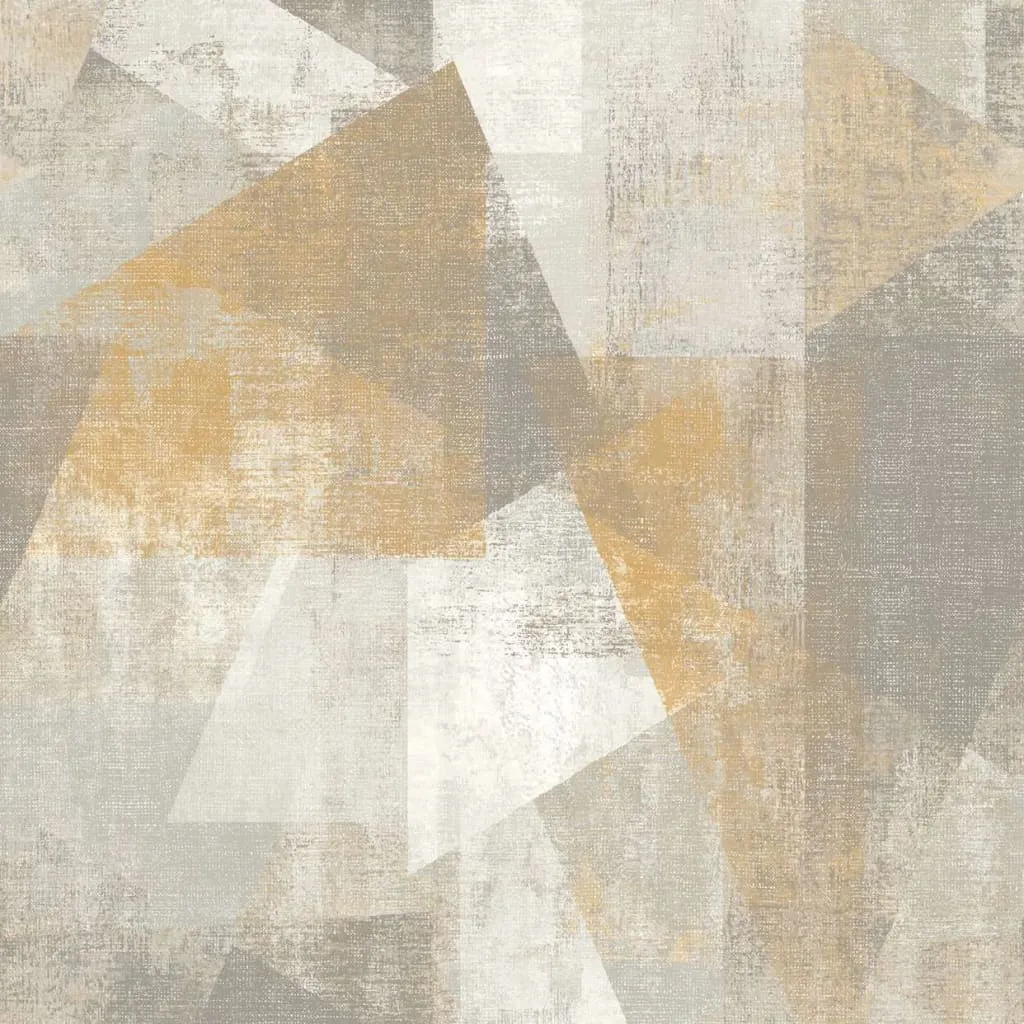 DUTCH WALLCOVERINGS Carta da Parati Motivo Prospettico Beige e Grigio