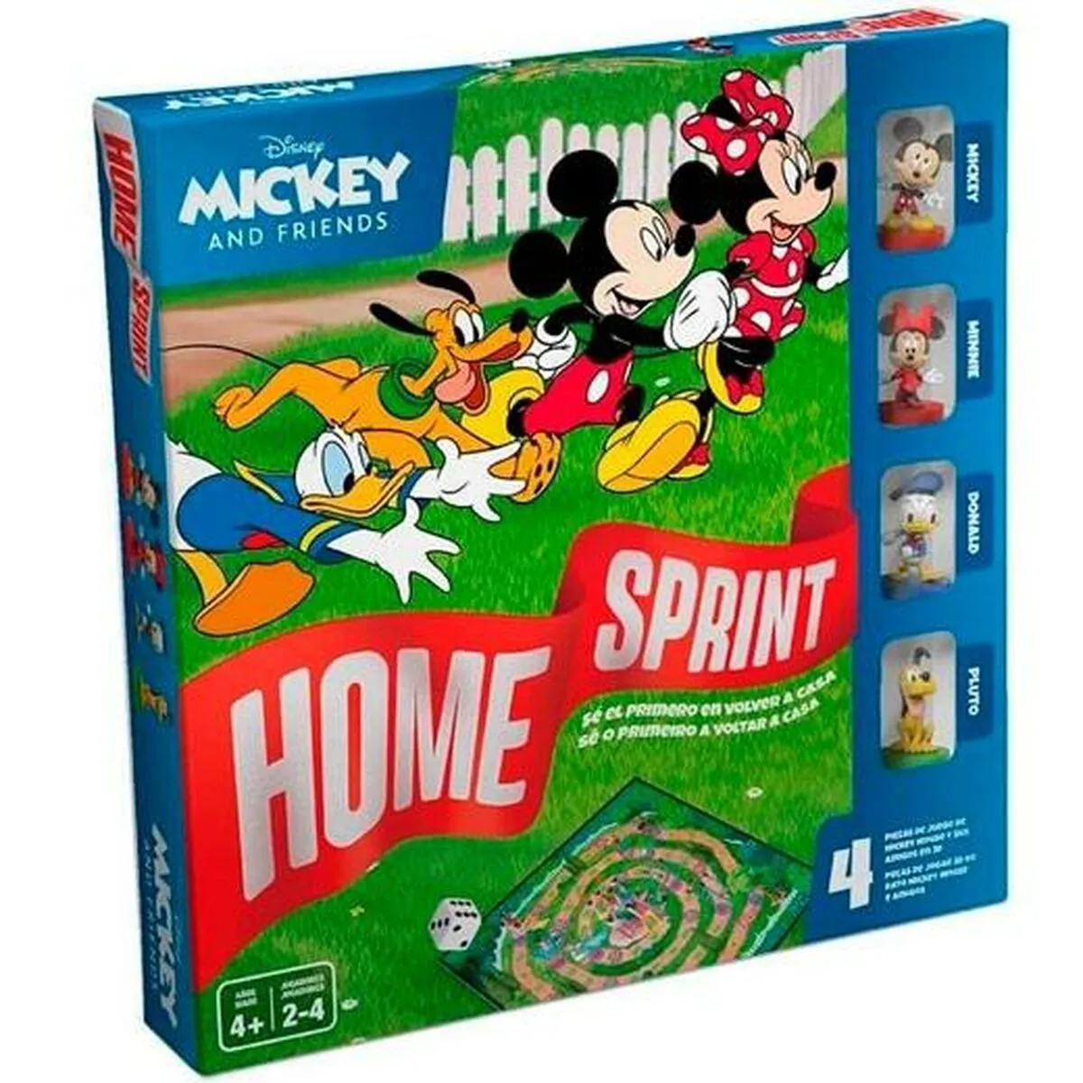 Gioco da Tavolo Shuffle HOME SPRINT MICKEY + 4 Anni