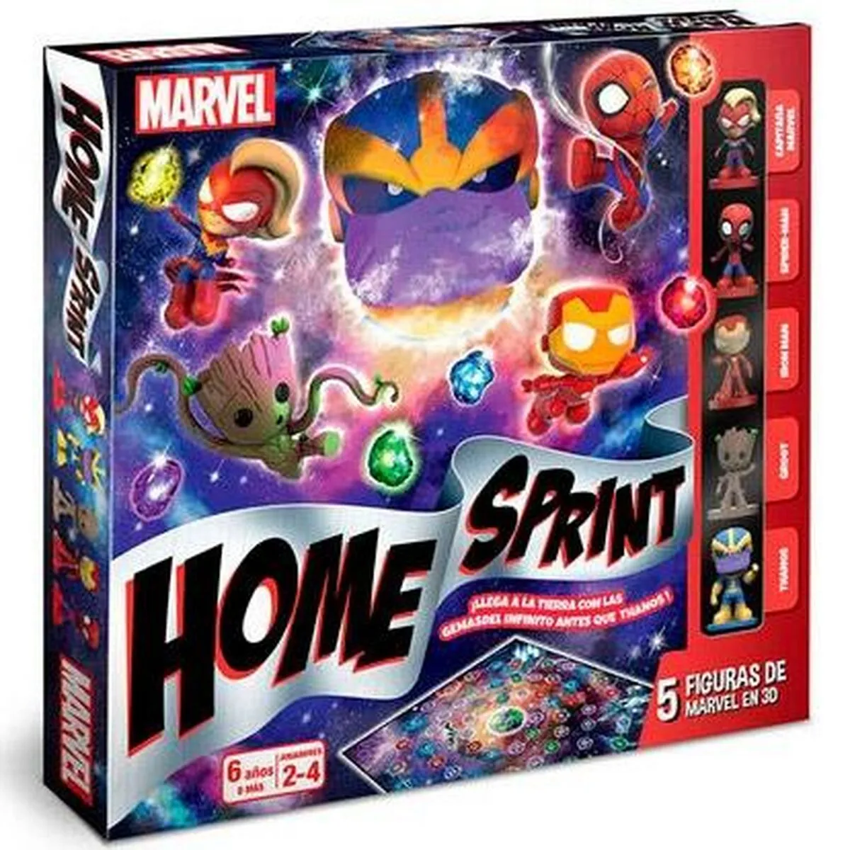 Gioco da Tavolo Shuffle MC MARVEL HOME SPRINT + 6 Anni