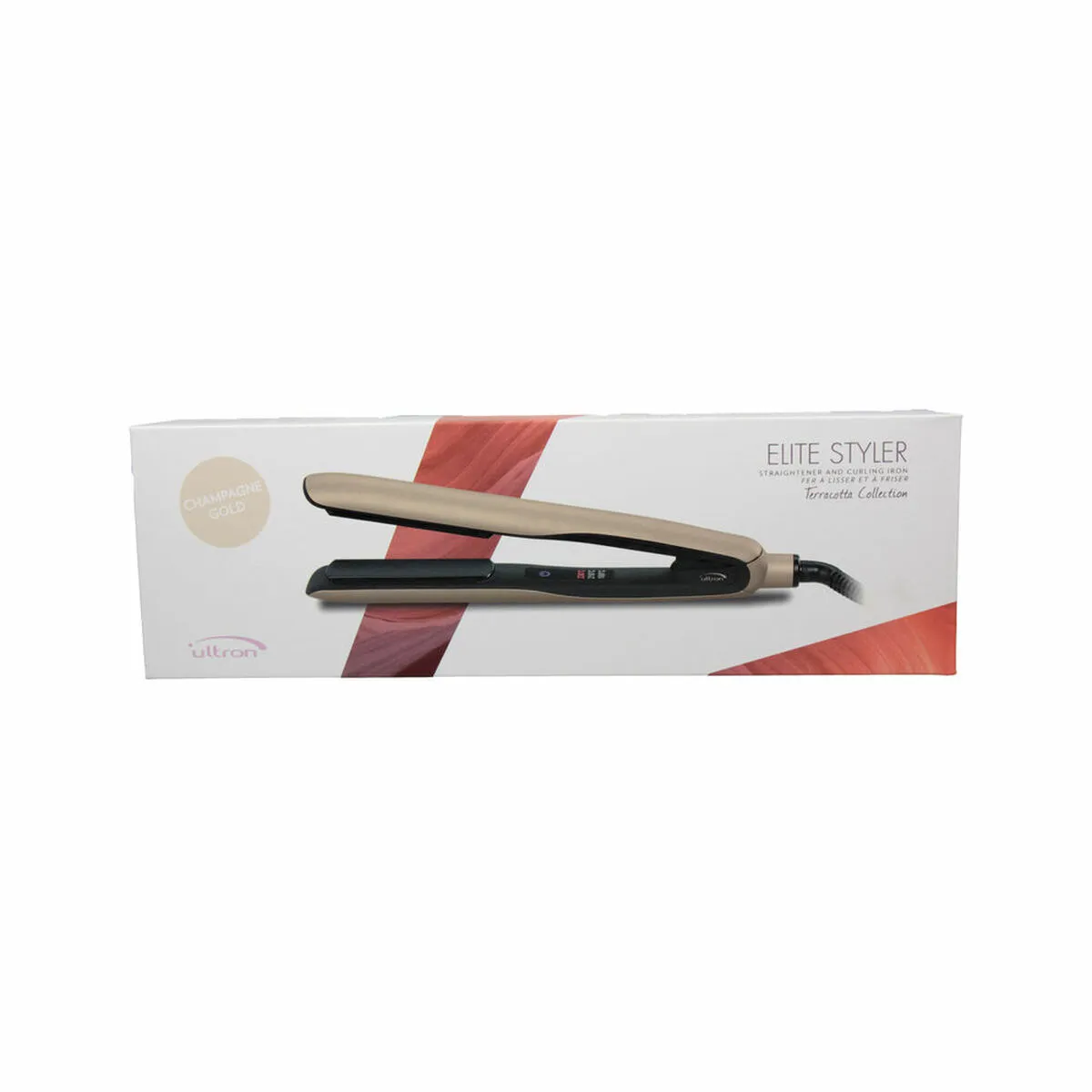 Piastra per Capelli Sinelco Ultron Elite Styler Champagne Gold