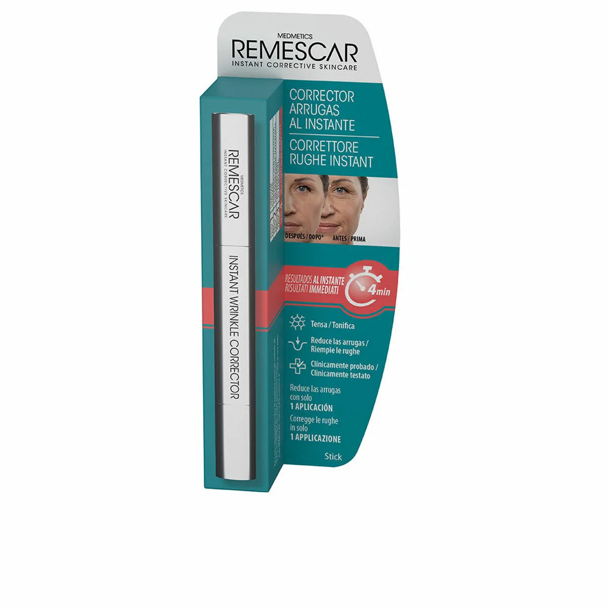 Antirughe per occhi Remescar Corrector Arrugas Stick 4 ml