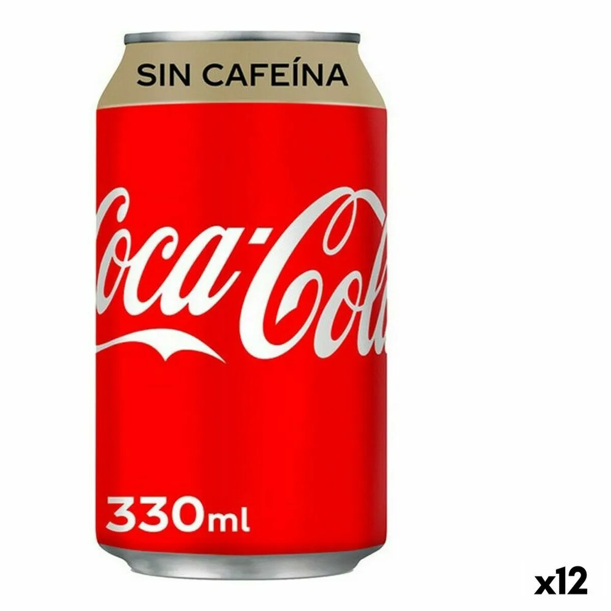 Bevanda Rinfrescante Coca-Cola 33 cl Senza Caffeina (Pack 12 uds)