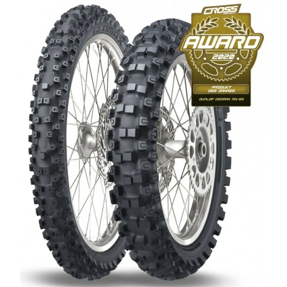 Pneumatico per moto Dunlop GEOMAX MX53 110/90-19