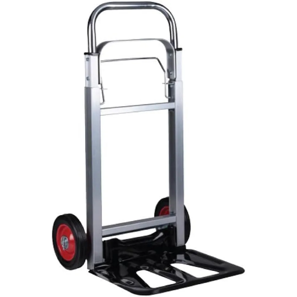 Carrello Manuale Pieghevole in Alluminio Portata 90kg Portapacchi per Trasporto (1)