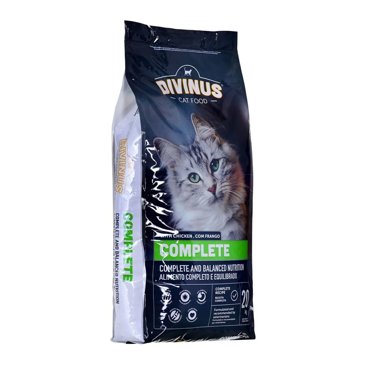 Cibo per gatti Divinus Complete Adulto Pollo 20 kg