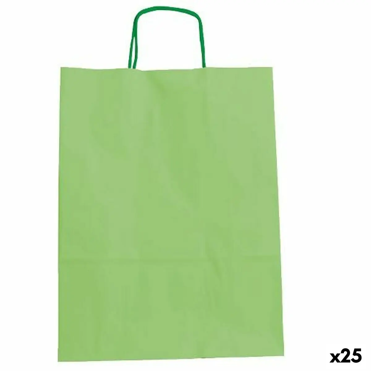 Borse Fama Carta Con manici Verde Chiaro 15 x 8 x 21 cm 25 Unità