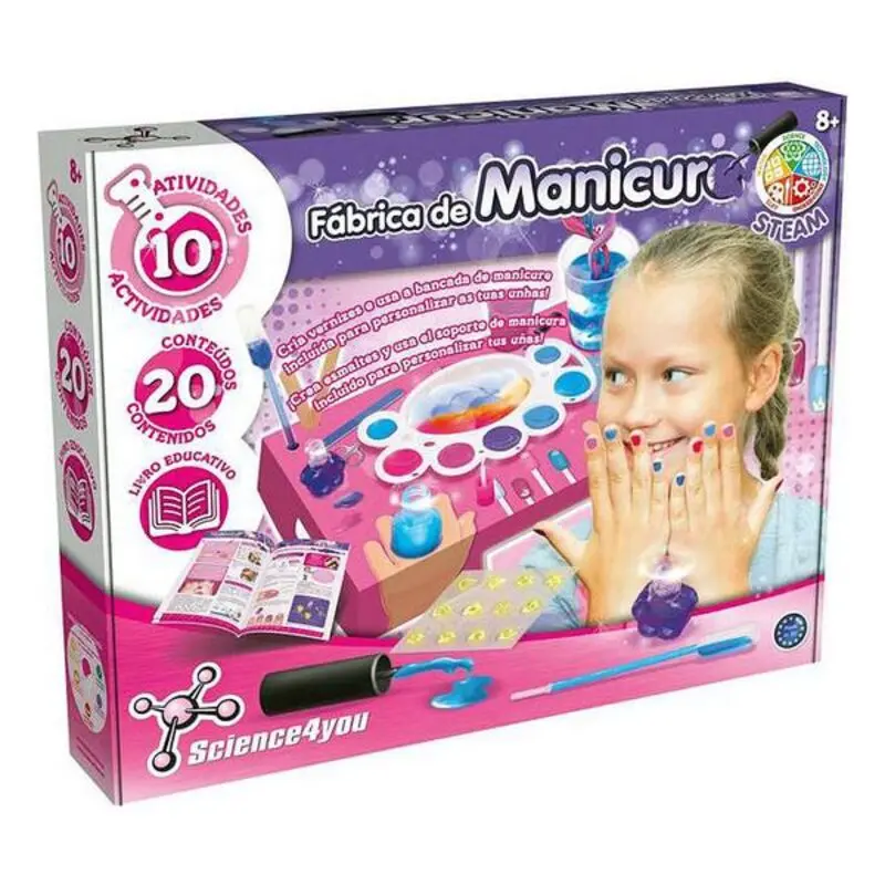 Set dei Manicure Crea tus Esmaltes Science4you 80002646