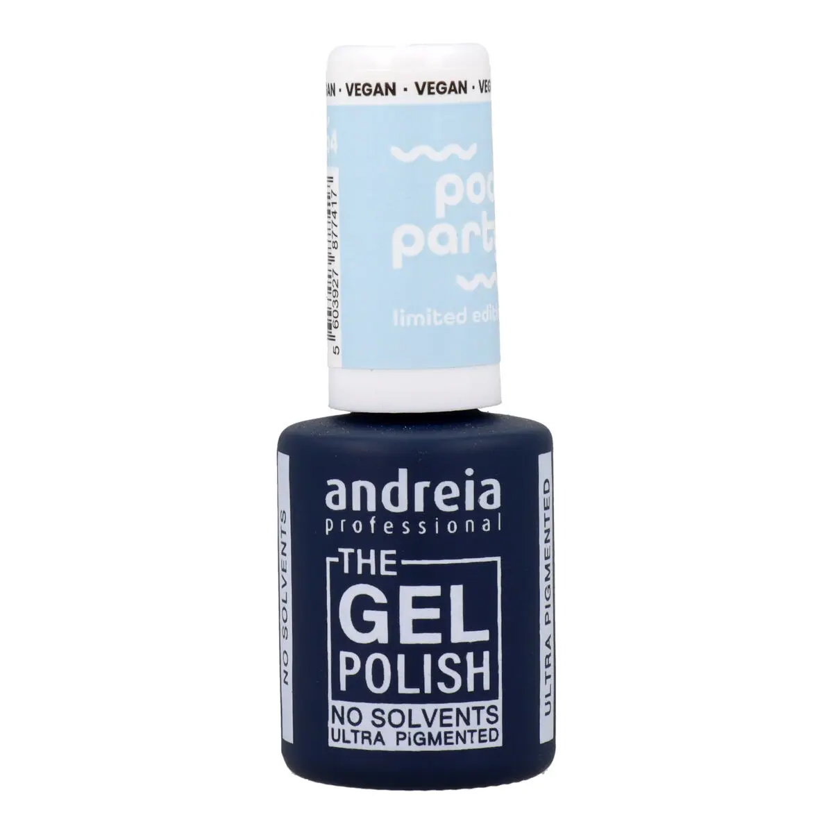 Smalto Semipermanente Andreia Polish Pool Party N.4 Blu Pastello 10,5 ml