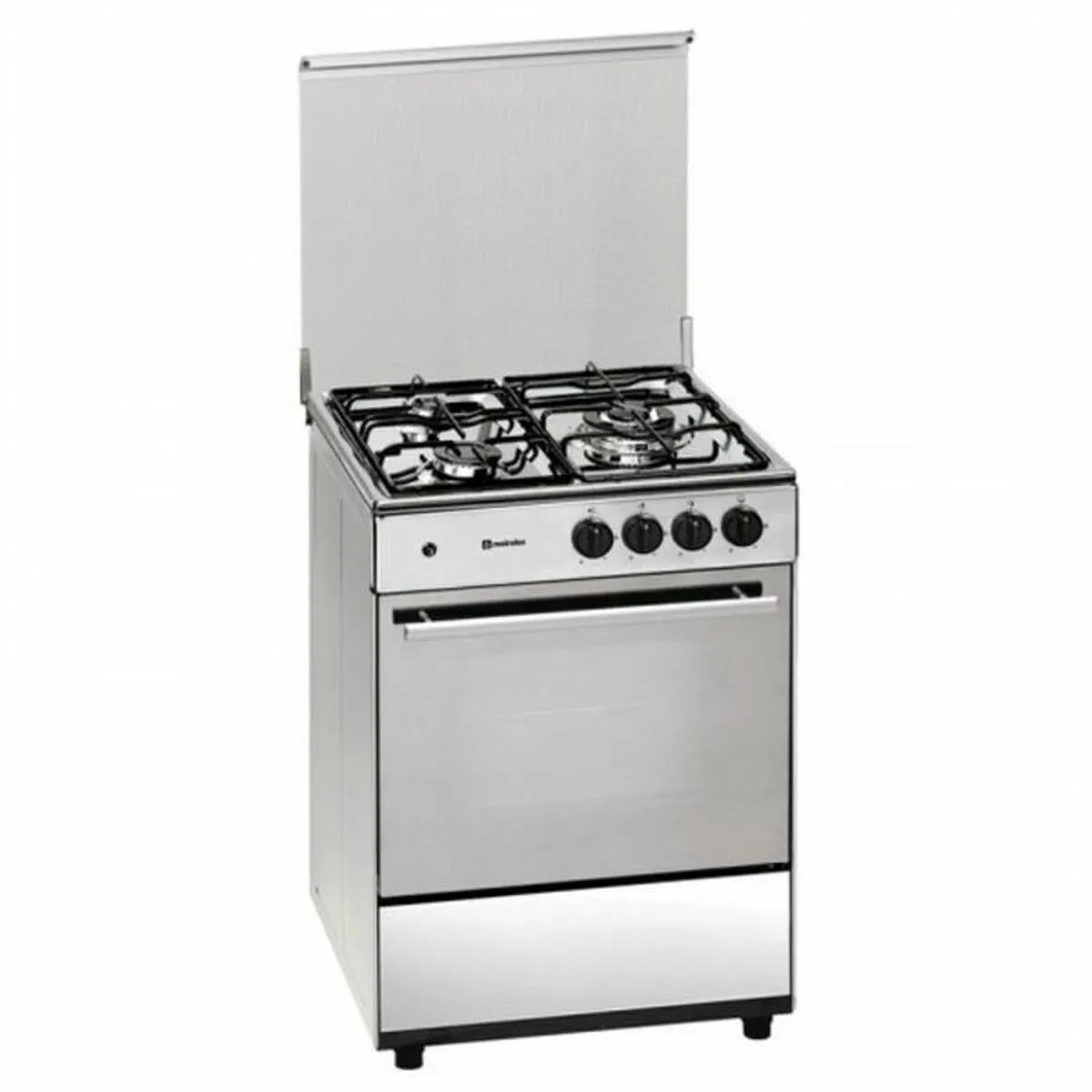 Cucina a Gas Butano Meireles 60 cm 49 L Acciaio (3 Fornelli)