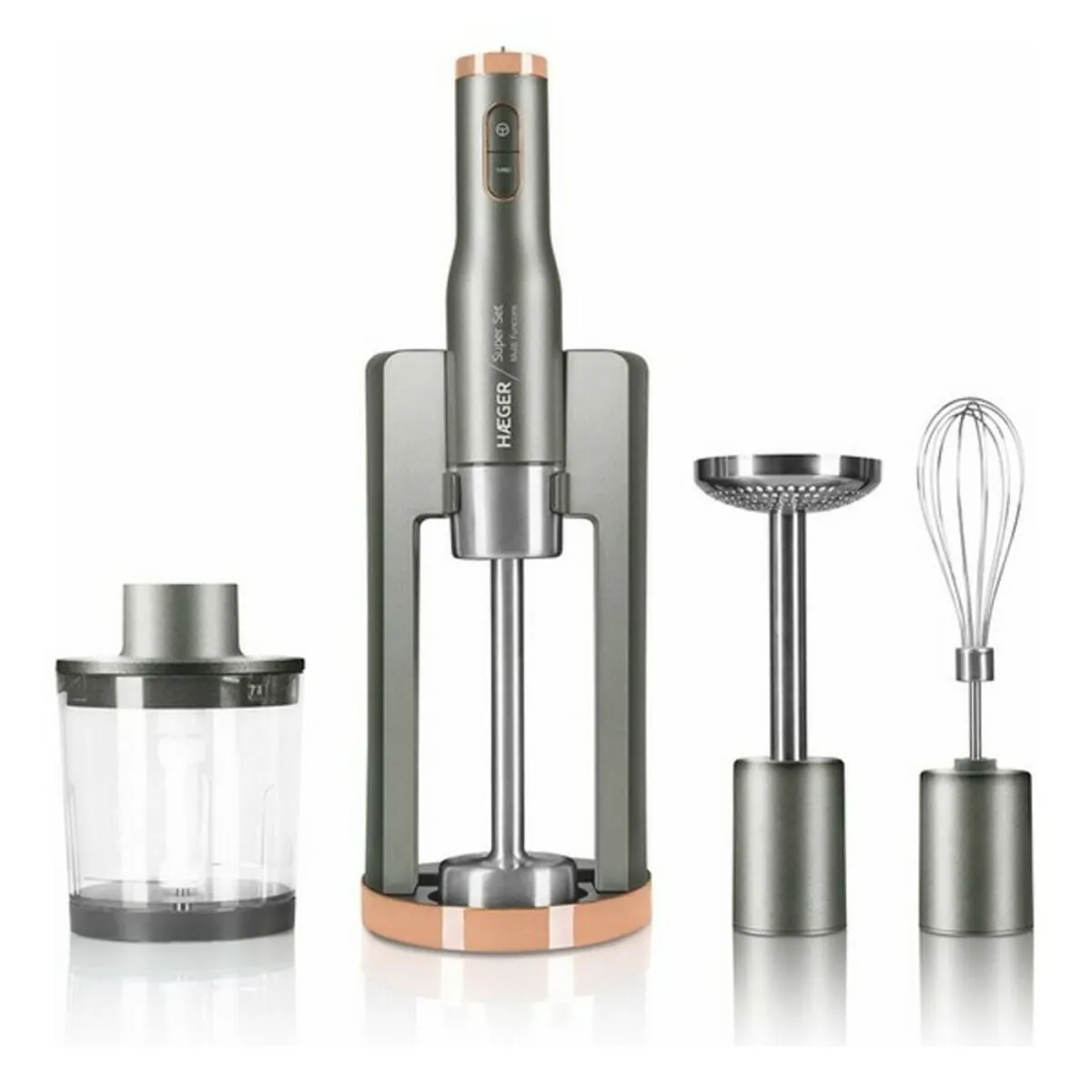 Frullatore ad Immersione Haeger Super Set Grigio 800 W