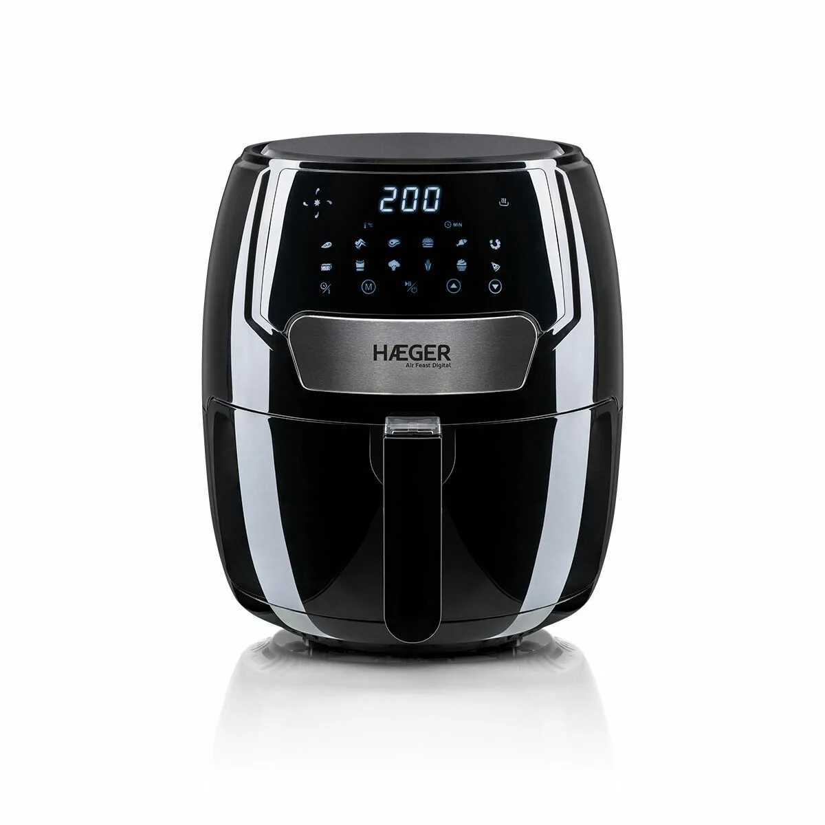 Friggitrice senza Olio Haeger Air Feast Digital 1500 W 3,7 L Nero