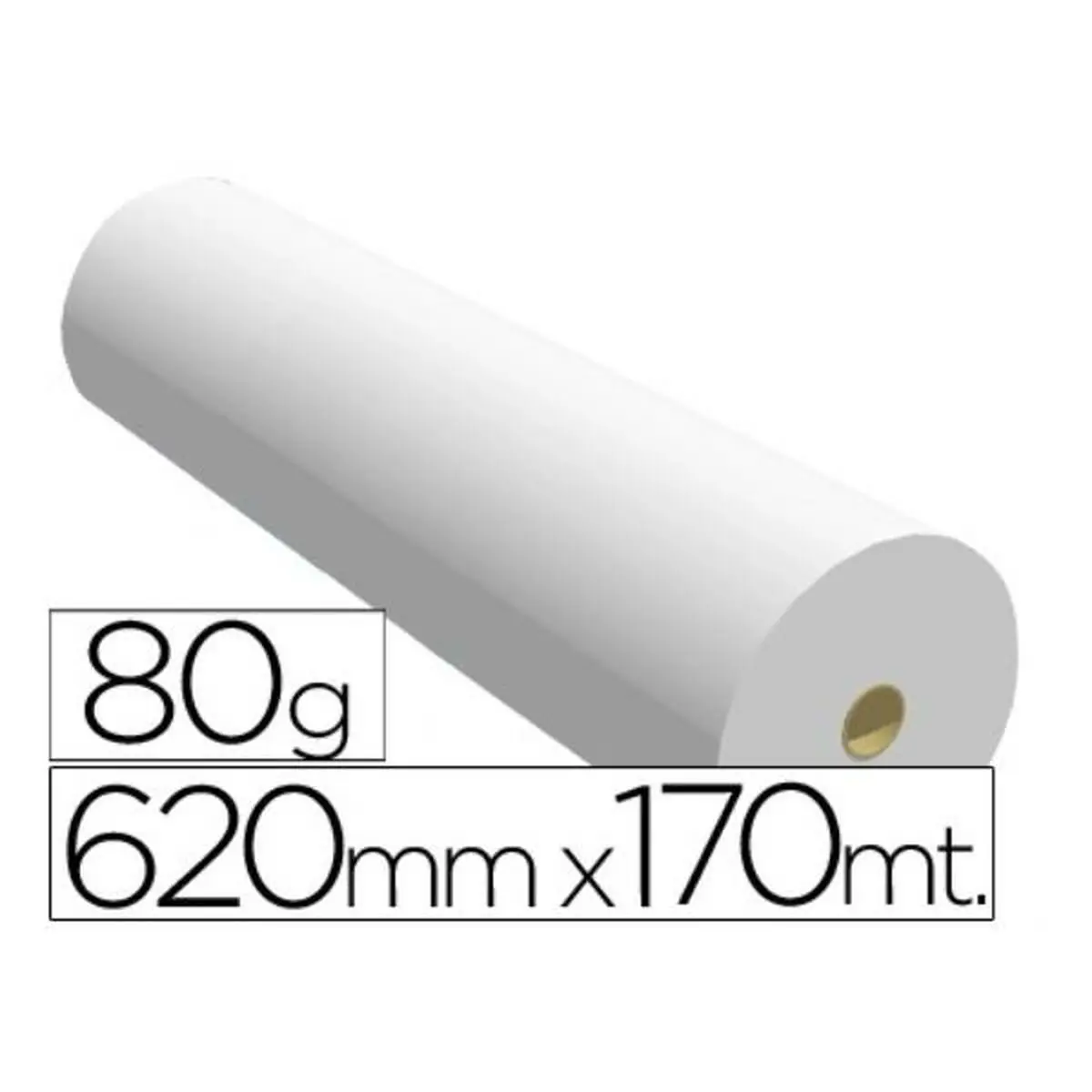 Rotolo di carta per Plotter Navigator PPC-NAV-620 620 mm x 170 m