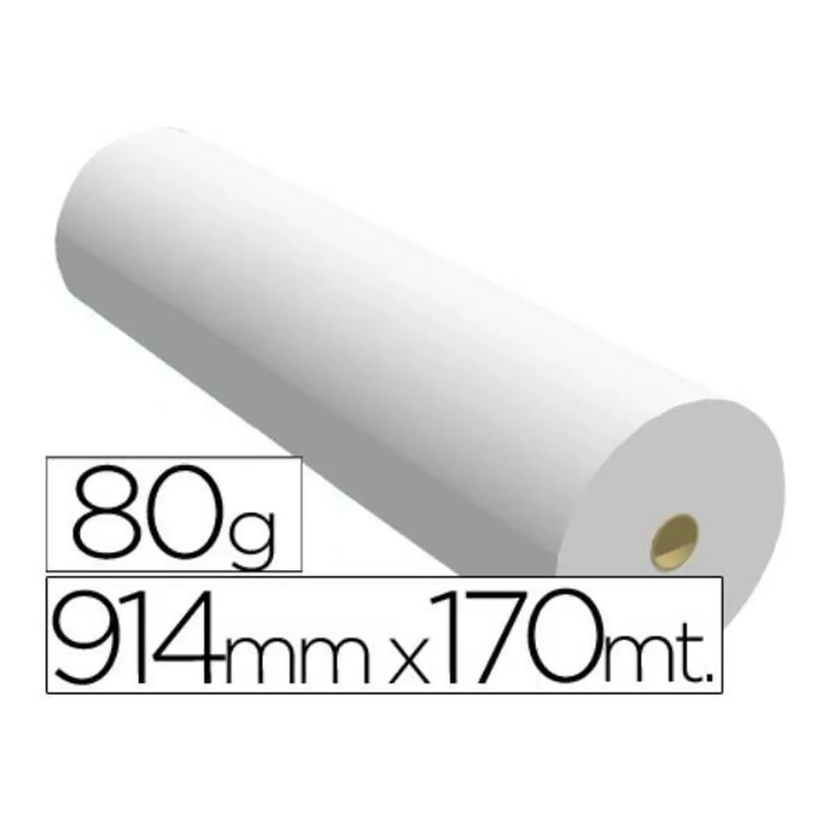 Rotolo di carta per Plotter Navigator PPC-NAV-914 914 mm x 170 m