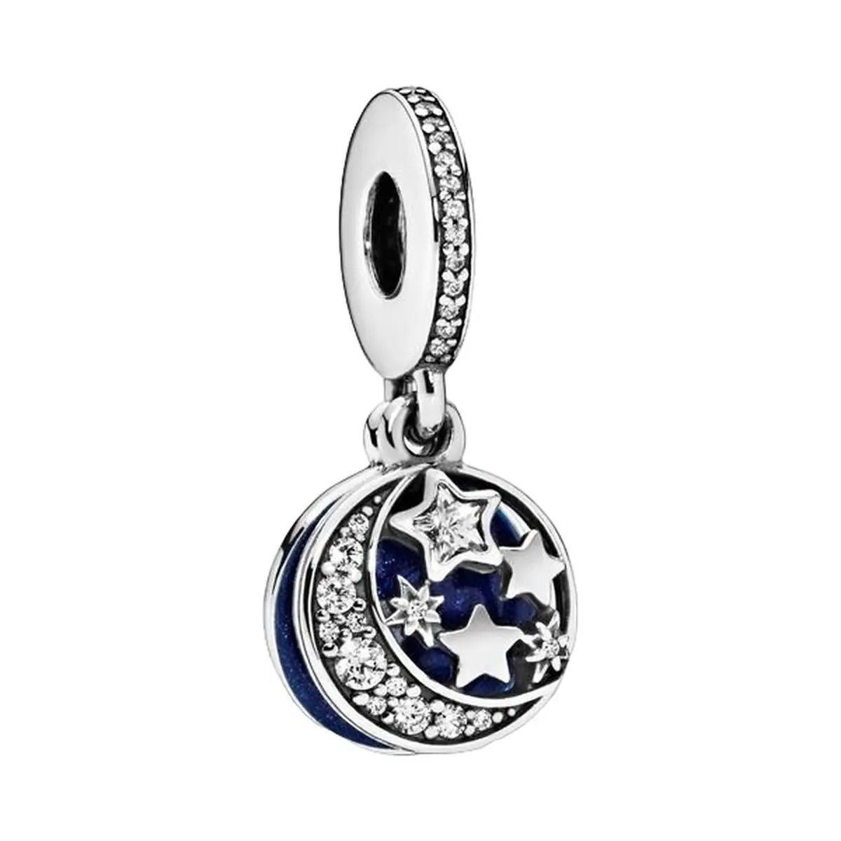 Charm da Donna Pandora MOON AND STAR SILVER