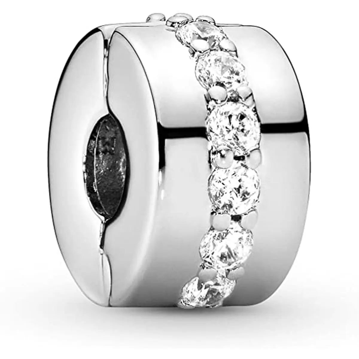 Charm da Donna Pandora CLEAR SPARKLING ROW CLIP