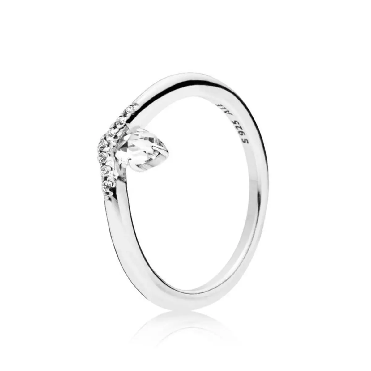 Anello Donna Pandora WISHBONE SILVER - SIZE 50