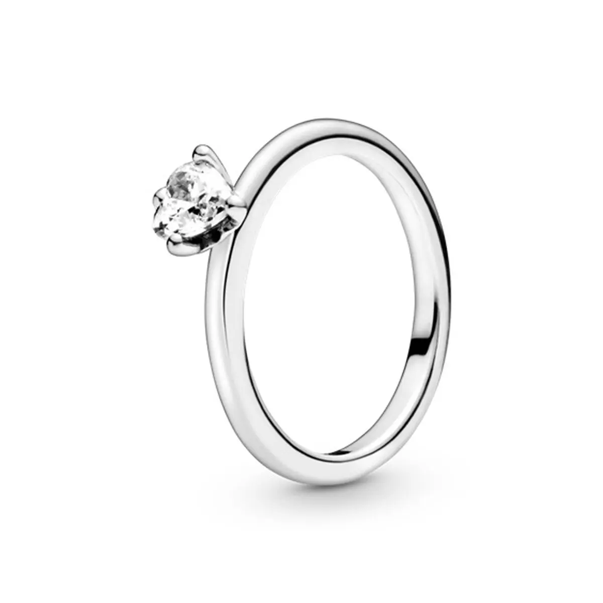 Anello Donna Pandora CLEAR HEART SOLITAIRE - RING - SIZE 48