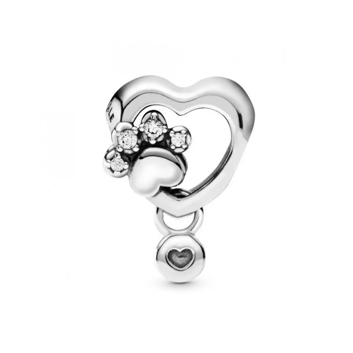 Perlina Donna Pandora SPARKLING PAW PRINT & HEART