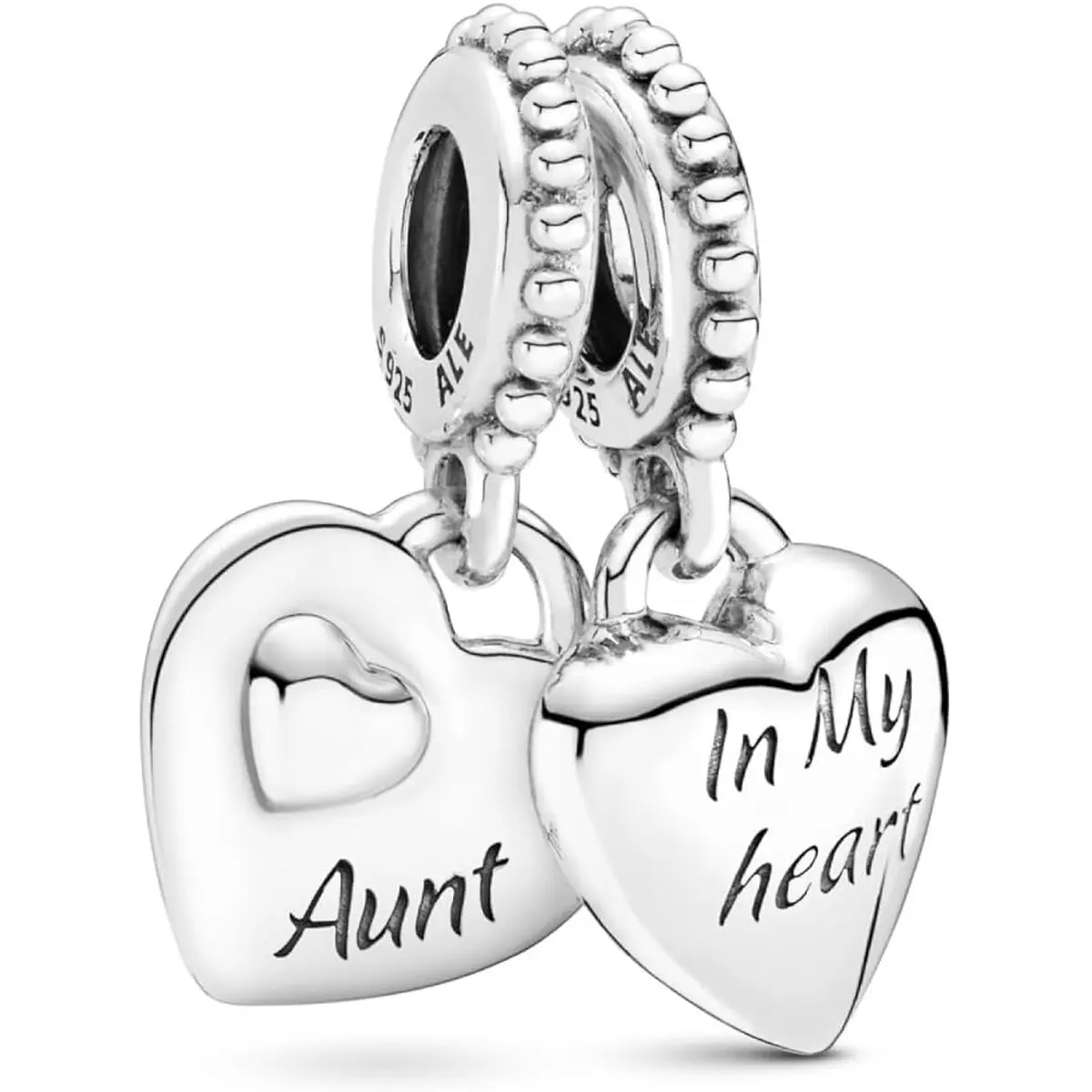 Charm da Donna Pandora AUNT & NIECE SPLIT HEART