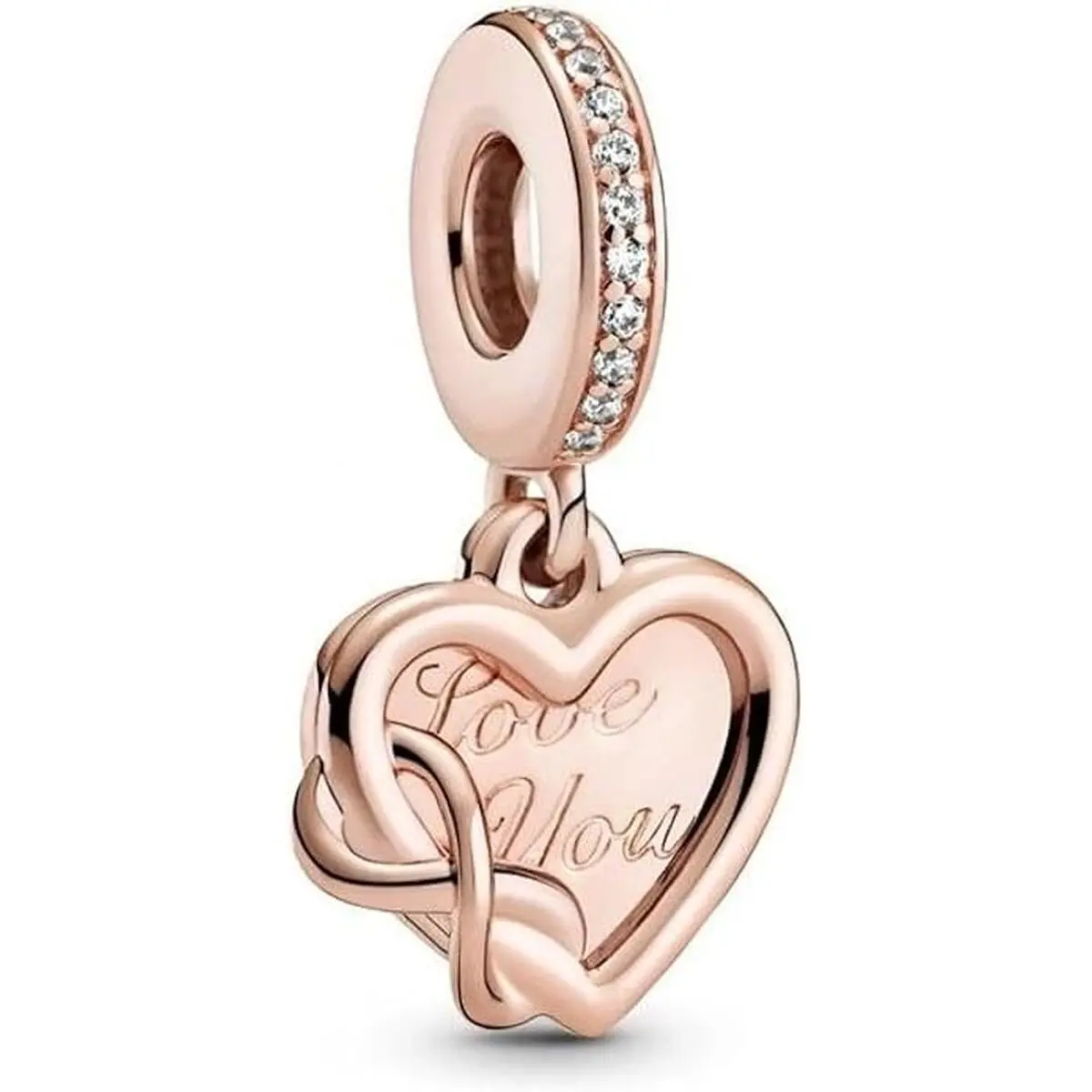 Charm da Donna Pandora LOVE YOU INFINITY HEART