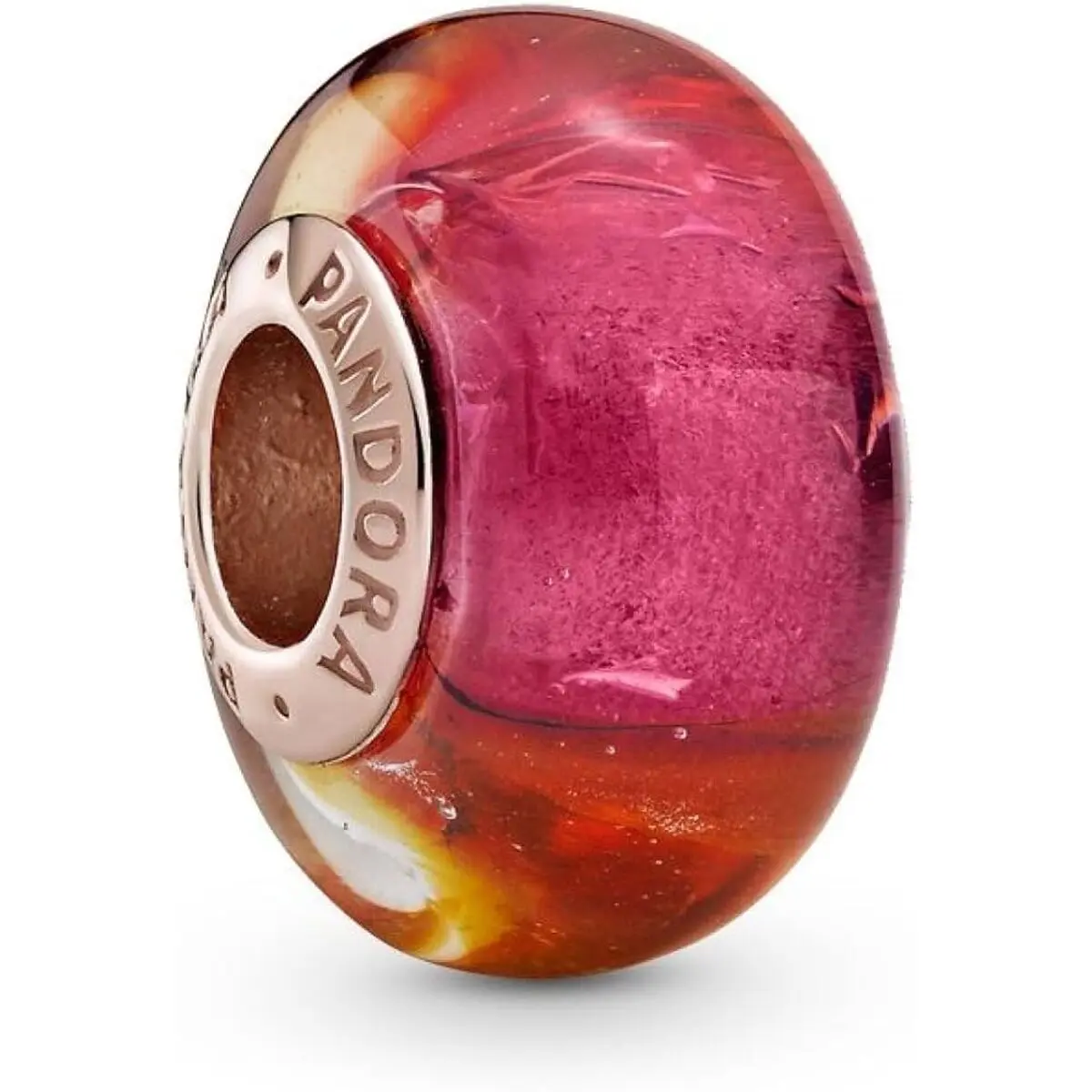 Charm da Donna Pandora GLLITTERING SUNSET MURANO GLASS