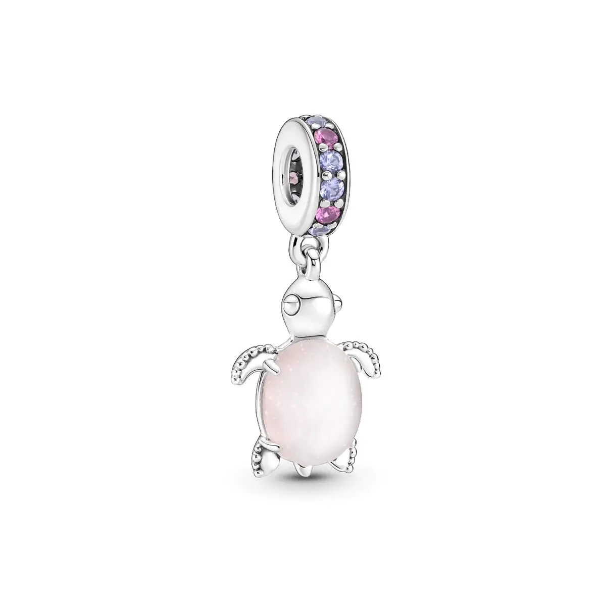 Perlina Donna Pandora MURANO GLASS PINK SEA TURTLE