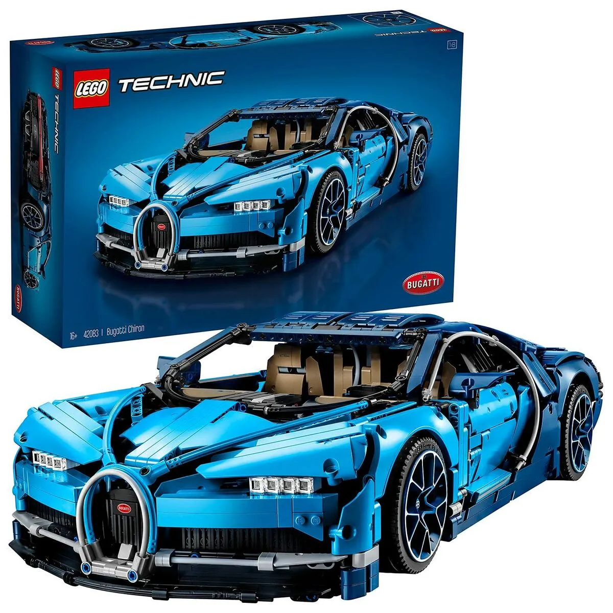 Playset Lego Technic: Bugatti Chiron 42083 3599 Pezzi 32 x 14 x 56 cm